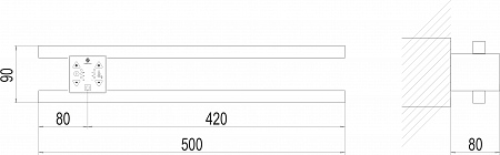 Полка Электро П2 ПРОФ 500х90 NEW Саранск - фото 4